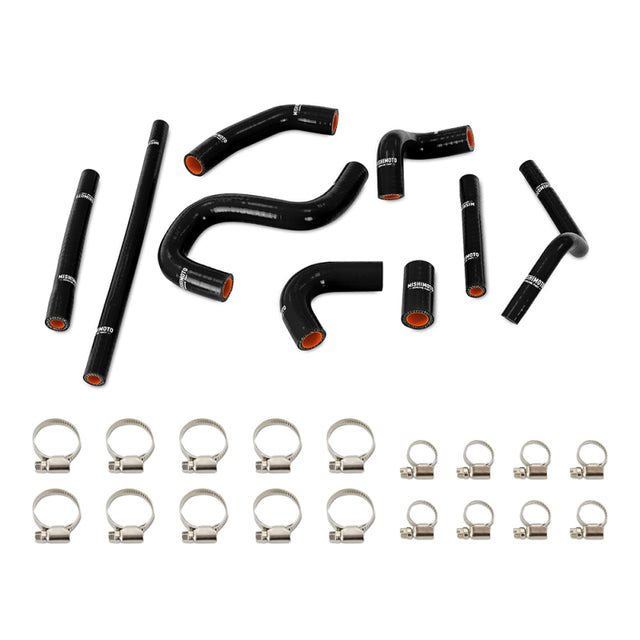 Mishimoto 96-02 Toyota 4Runner 3.4L (w/ Rear Heater) Silicone Heater Hose Kit - Black Mishimoto Hoses  AXOPROS
