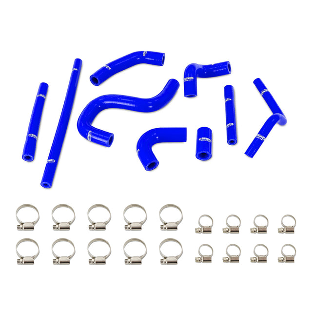 Mishimoto 96-02 Toyota 4Runner 3.4L (w/ Rear Heater) Silicone Heater Hose Kit - Blue Mishimoto Hoses  AXOPROS