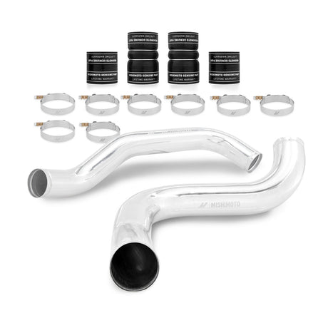 Mishimoto 99-03 Ford 7.3L Powerstroke PSD Intercooler Pipe/Boot Kit - Polished Mishimoto Silicone Couplers & Hoses  AXOPROS