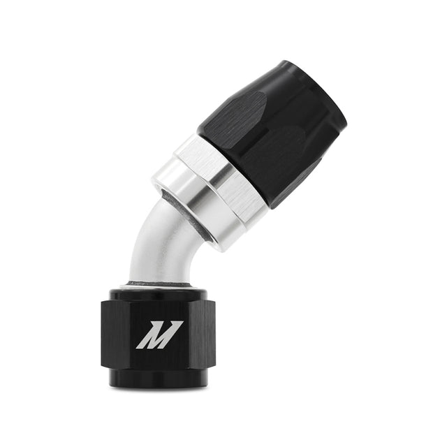 Mishimoto Aluminum -10AN 45 Degree Fitting - Black Mishimoto Fittings  AXOPROS