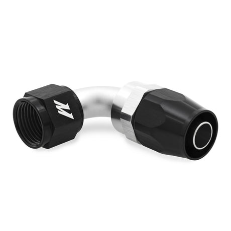 Mishimoto Aluminum -10AN 90 Degree Fitting - Black Mishimoto Fittings  AXOPROS