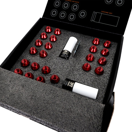 Mishimoto Aluminum Locking Lug Nuts 1/2 X 20 23pc Set Silver Mishimoto Lug Nuts  AXOPROS