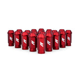 Mishimoto Aluminum Locking Lug Nuts M12x1.25 20pc Set Red Mishimoto Lug Nuts  AXOPROS