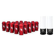 Mishimoto Aluminum Locking Lug Nuts M12x1.25 20pc Set Red Mishimoto Lug Nuts  AXOPROS
