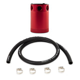 Mishimoto Compact Baffled Oil Catch Can 3-Port - Red Mishimoto Oil Catch Cans  AXOPROS