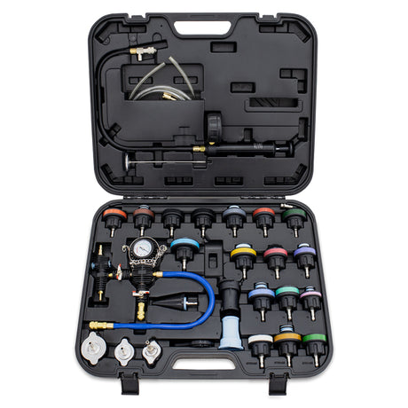 Mishimoto Cooling System Pressure Tester / Vacuum Purge Kit - 28pc Mishimoto Tools  AXOPROS