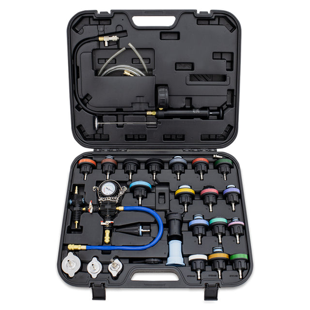 Mishimoto Cooling System Pressure Tester / Vacuum Purge Kit - 28pc Mishimoto Tools  AXOPROS