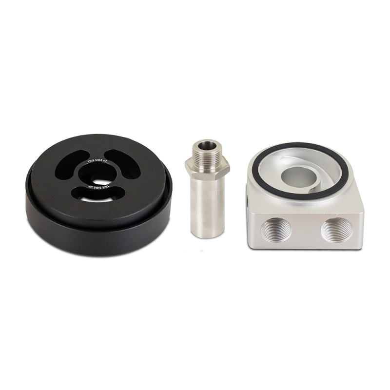 Mishimoto FR-S/BR-Z/GT86 Non-Thermostatic Plate and Adapter Silver Mishimoto Oil Filter Blocks  AXOPROS