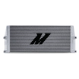 Mishimoto Heavy-Duty Oil Cooler - 17in. Same-Side Outlets - Silver Mishimoto Oil Coolers  AXOPROS