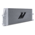 Mishimoto Heavy-Duty Oil Cooler - 17in. Same-Side Outlets - Silver Mishimoto Oil Coolers  AXOPROS