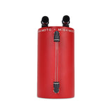 Mishimoto Large Aluminum Oil Catch Can - Wrinkle Red Mishimoto Oil Catch Cans  AXOPROS
