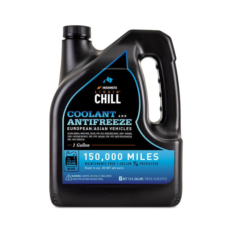 Mishimoto Liquid Chill EG Coolant, European/Asian Vehicles, Blue Mishimoto Coolants  AXOPROS