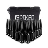 Mishimoto Mishimoto Steel Spiked Lug Nuts M14 x 1.5 32pc Set Black Mishimoto Lug Nuts  AXOPROS