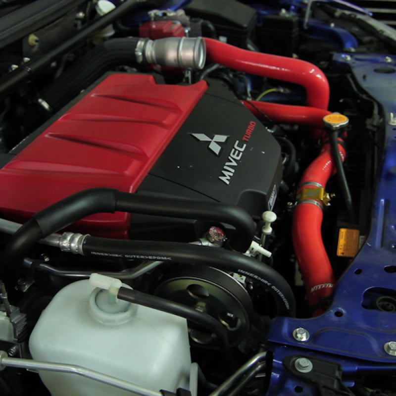 Mishimoto Mitsubishi EVO X Red Silicone Hose Kit Mishimoto Hoses  AXOPROS