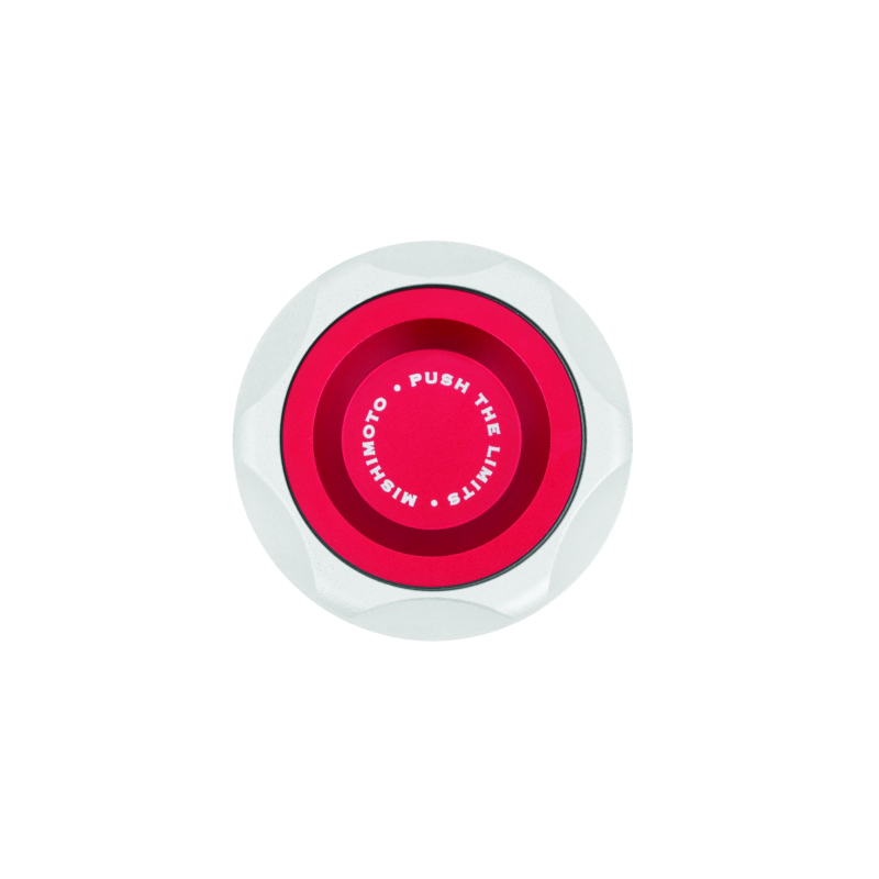 Mishimoto Mitsubishi Oil FIller Cap - Red Mishimoto Oil Caps  AXOPROS