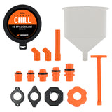 Mishimoto No-Spill Coolant Funnel Kit 15pc Set Mishimoto Tools  AXOPROS