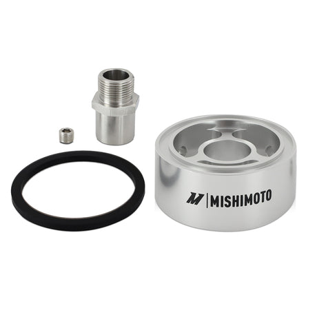 Mishimoto Oil Filter Spacer 32mm M22 x 1.5 Thread - Silver Mishimoto Oil Coolers  AXOPROS