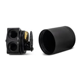 Mishimoto Parallel Port Universal Baffled Oil Catch Can Mishimoto Oil Catch Cans  AXOPROS