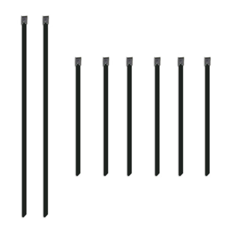 Mishimoto Set of Six 6in & Two 14in Stainless Steel Locking Ties Mishimoto Exhaust Wrap  AXOPROS