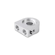 Mishimoto Silver M20 Oil Sandwich Plate Mishimoto Oil Filter Blocks  AXOPROS