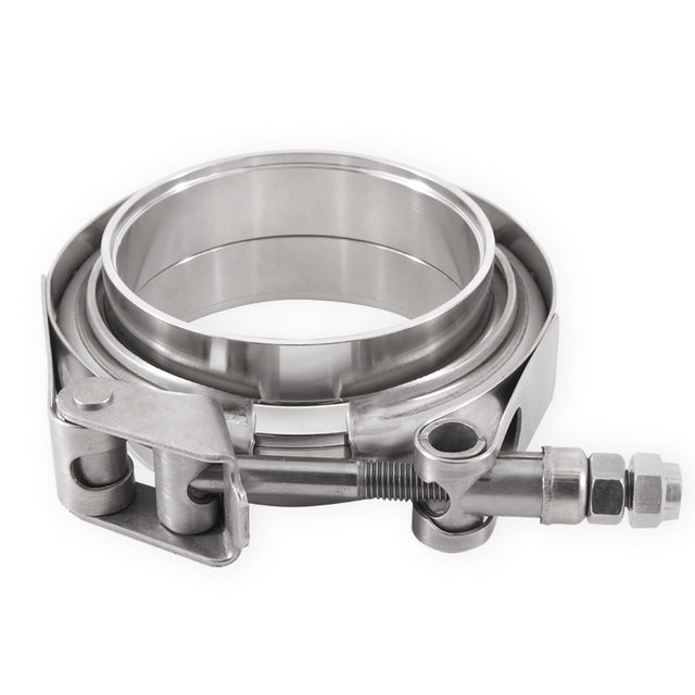 Mishimoto Stainless Steel V-Band Clamp 3.5in. (88.9mm) Mishimoto Clamps  AXOPROS