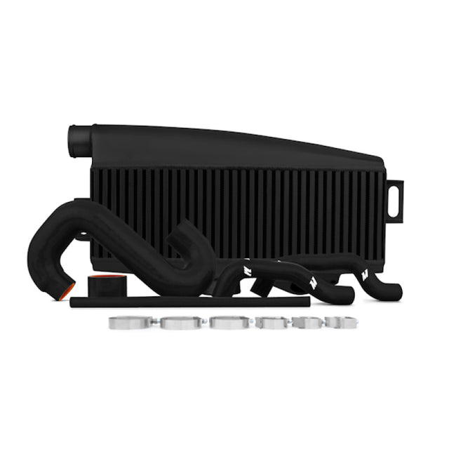 Mishimoto Subaru 02-07 WRX/04-07 STi Top-Mount Intercooler Kit - Powder Coated Black & Black Hoses Mishimoto Intercoolers  AXOPROS