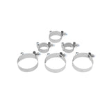 Mishimoto Subaru 02-07 WRX/04-07 STi Top-Mount Intercooler Kit - Powder Coated Silver & Black Hoses Mishimoto Intercoolers  AXOPROS