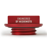 Mishimoto Subaru Hoonigan Oil Filler Cap - Red Mishimoto Oil Caps  AXOPROS