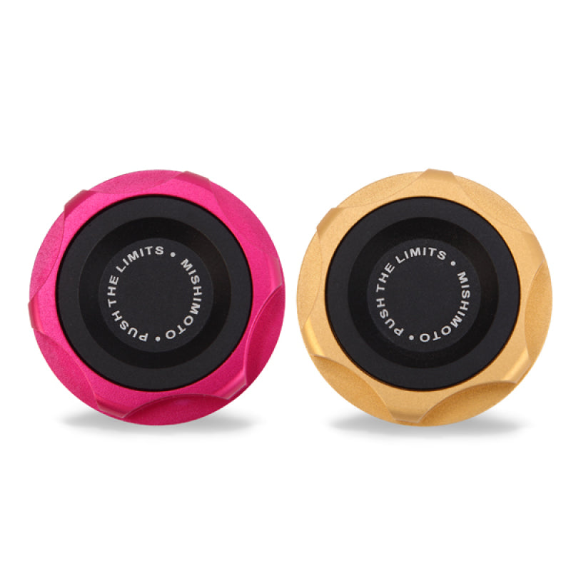 Mishimoto Subaru Oil FIller Cap - Gold Mishimoto Oil Caps  AXOPROS
