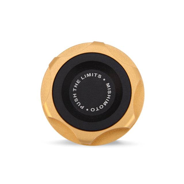 Mishimoto Subaru Oil FIller Cap - Gold Mishimoto Oil Caps  AXOPROS