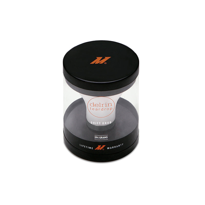Mishimoto Teardrop Shift Knob - White Mishimoto Shift Knobs  AXOPROS