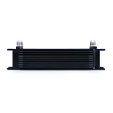 Mishimoto Universal 10 Row Oil Cooler - Black Mishimoto Oil Coolers  AXOPROS