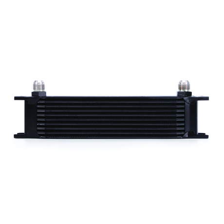 Mishimoto Universal 10 Row Oil Cooler - Black Mishimoto Oil Coolers  AXOPROS