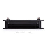 Mishimoto Universal 10 Row Oil Cooler - Black Mishimoto Oil Coolers  AXOPROS