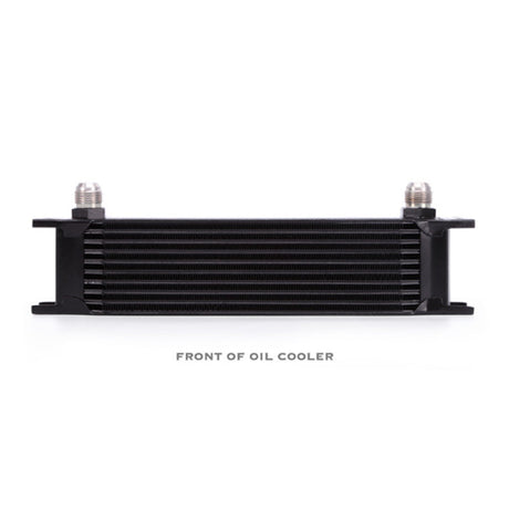 Mishimoto Universal 10 Row Oil Cooler - Black Mishimoto Oil Coolers  AXOPROS