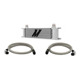 Mishimoto Universal 10 Row Oil Cooler Kit (Metal Braided Lines) Mishimoto Oil Coolers  AXOPROS
