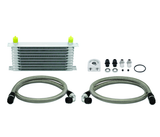 Mishimoto Universal 10 Row Oil Cooler Kit (Metal Braided Lines) Mishimoto Oil Coolers  AXOPROS