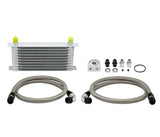 Mishimoto Universal 10 Row Oil Cooler Kit (Metal Braided Lines) Mishimoto Oil Coolers  AXOPROS