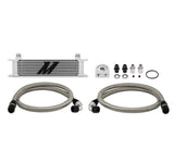 Mishimoto Universal 10 Row Oil Cooler Kit (Metal Braided Lines) Mishimoto Oil Coolers  AXOPROS