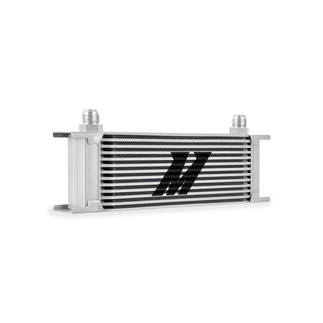 Mishimoto Universal 13-Row Oil Cooler Silver Mishimoto Oil Coolers  AXOPROS