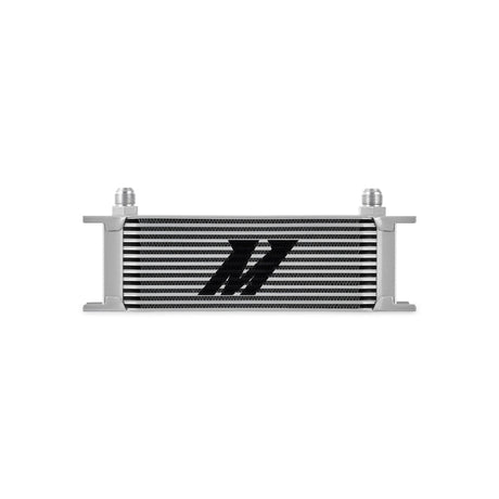 Mishimoto Universal 13-Row Oil Cooler Silver Mishimoto Oil Coolers  AXOPROS