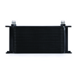 Mishimoto Universal 19 Row Oil Cooler - Black Mishimoto Oil Coolers  AXOPROS