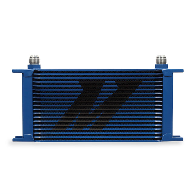 Mishimoto Universal 19 Row Oil Cooler - Blue Mishimoto Oil Coolers  AXOPROS