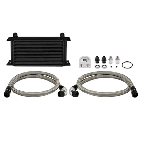 Mishimoto Universal 19 Row Oil Cooler Kit - Black Mishimoto Oil Coolers  AXOPROS