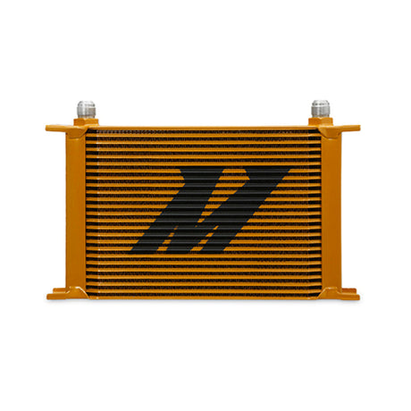 Mishimoto Universal 25-Row Oil Cooler - Gold Mishimoto Oil Coolers  AXOPROS