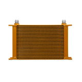 Mishimoto Universal 25-Row Oil Cooler - Gold Mishimoto Oil Coolers  AXOPROS