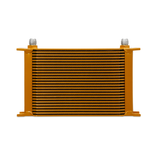 Mishimoto Universal 25-Row Oil Cooler - Gold Mishimoto Oil Coolers  AXOPROS