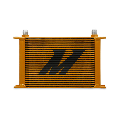 Mishimoto Universal 25-Row Oil Cooler - Gold Mishimoto Oil Coolers  AXOPROS