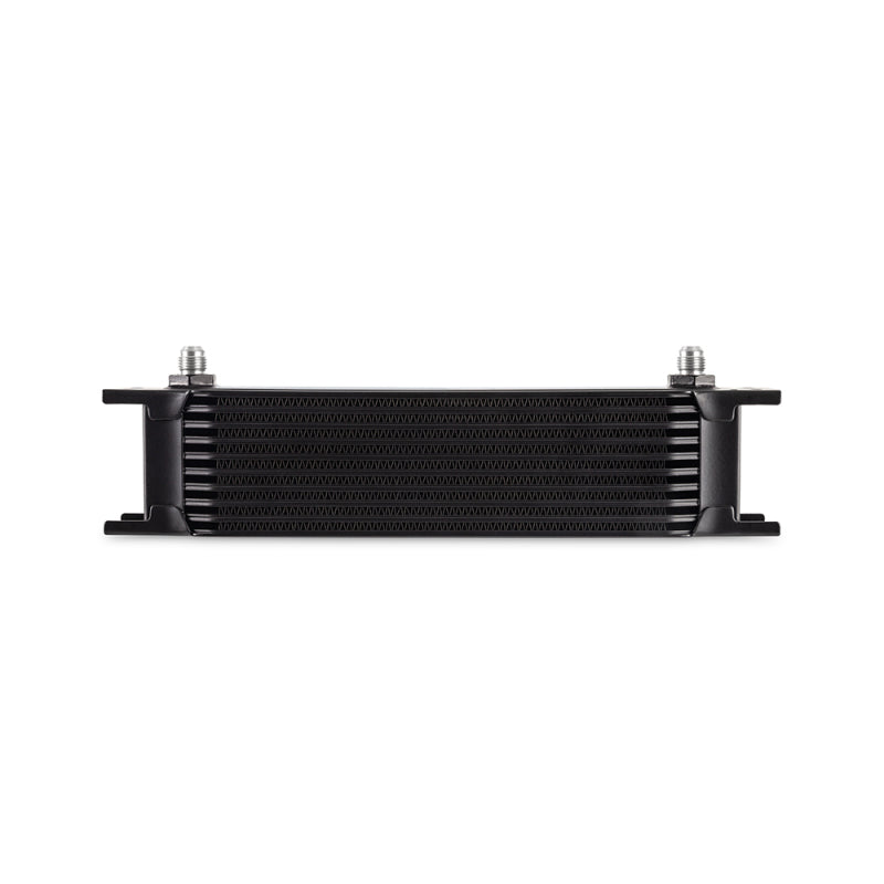 Mishimoto Universal - 6AN 10 Row Oil Cooler - Black Mishimoto Oil Coolers  AXOPROS