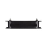 Mishimoto Universal - 6AN 10 Row Oil Cooler - Black Mishimoto Oil Coolers  AXOPROS